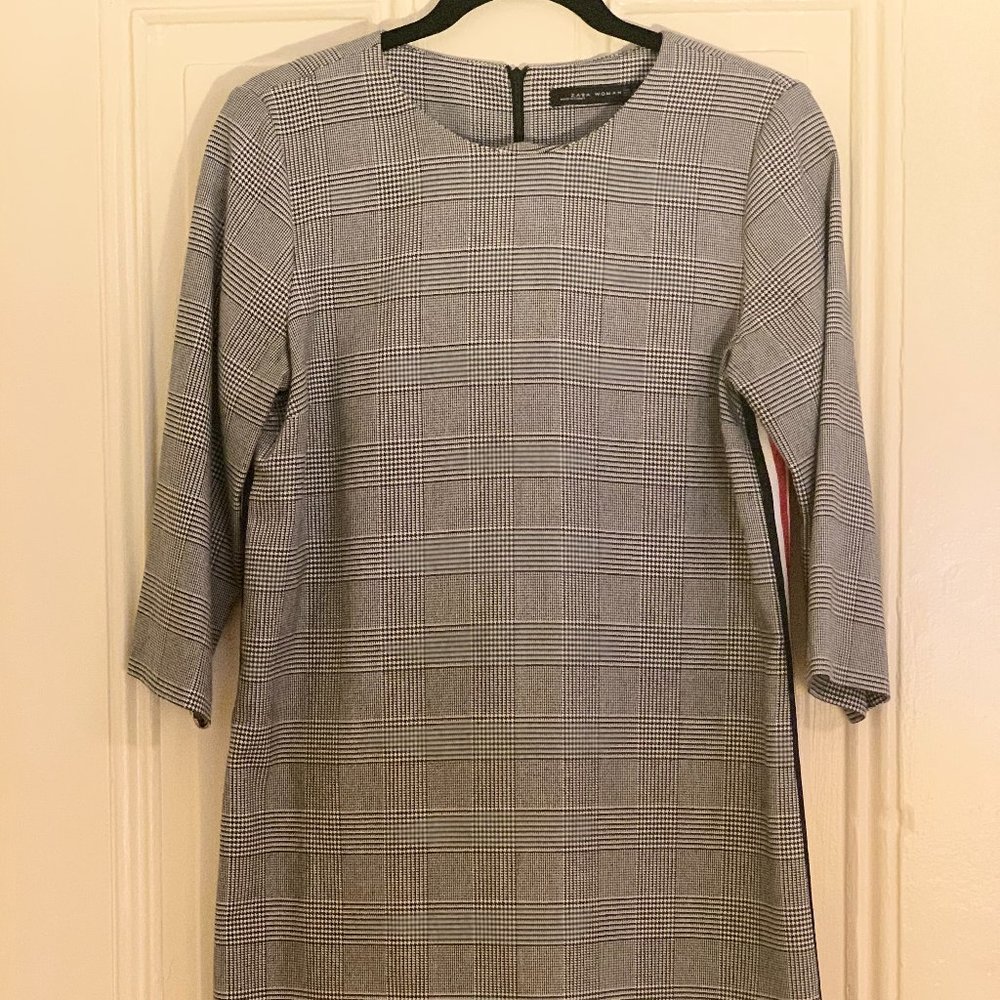 Zara side-stripe dress